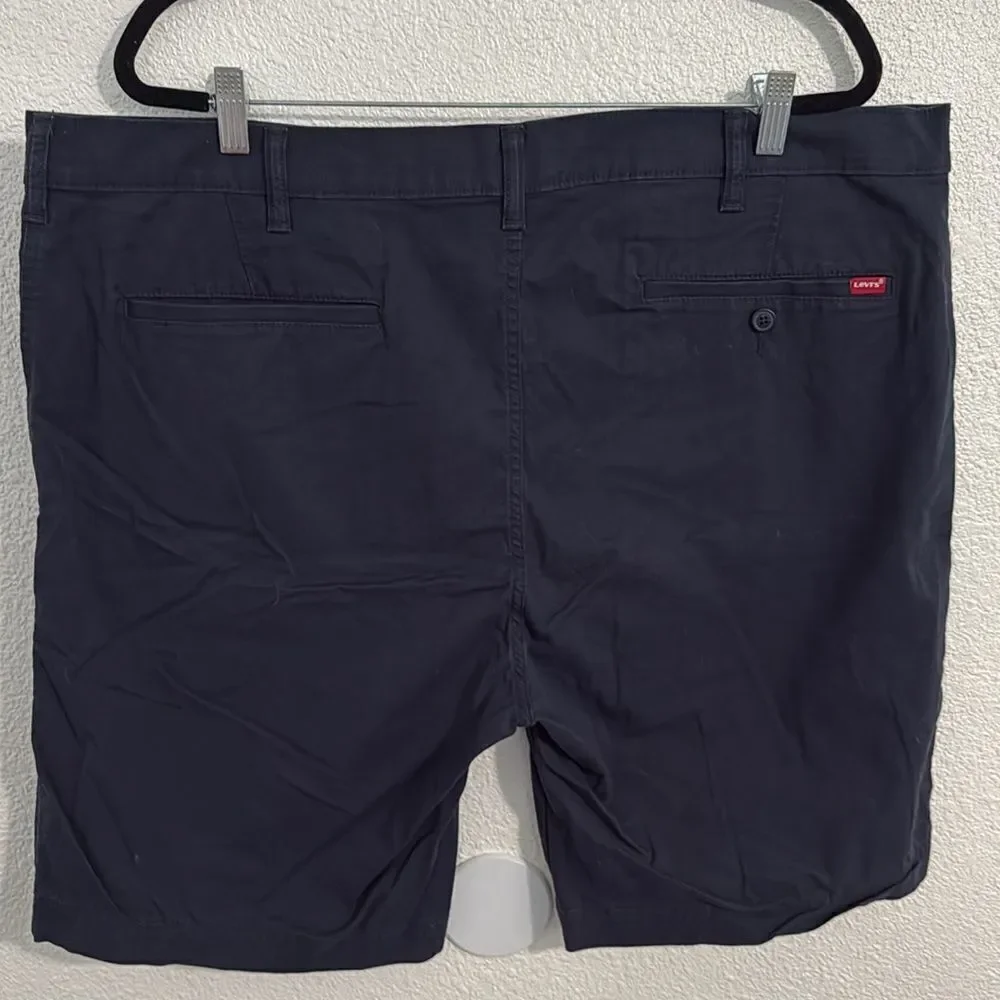 Levis chinos-navy blue flat front shorts- Size 42
